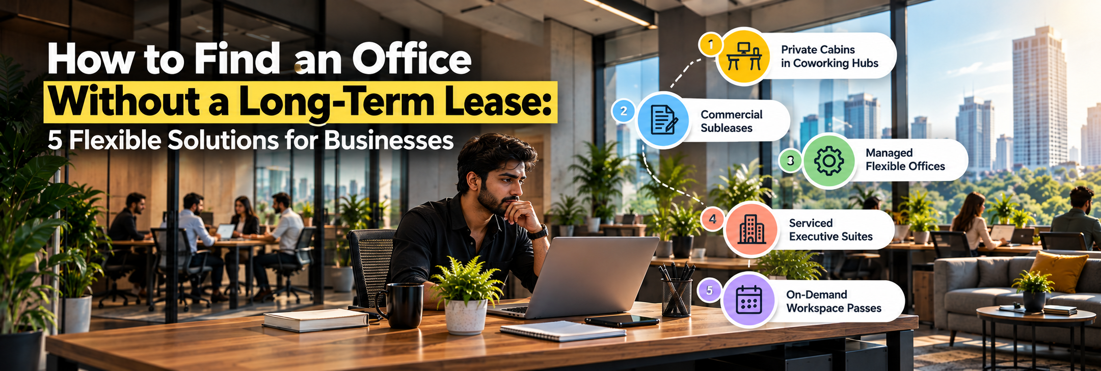 How to Find an Office Without a Long-Term Lease: 5 Flexible Solutions for Businesses